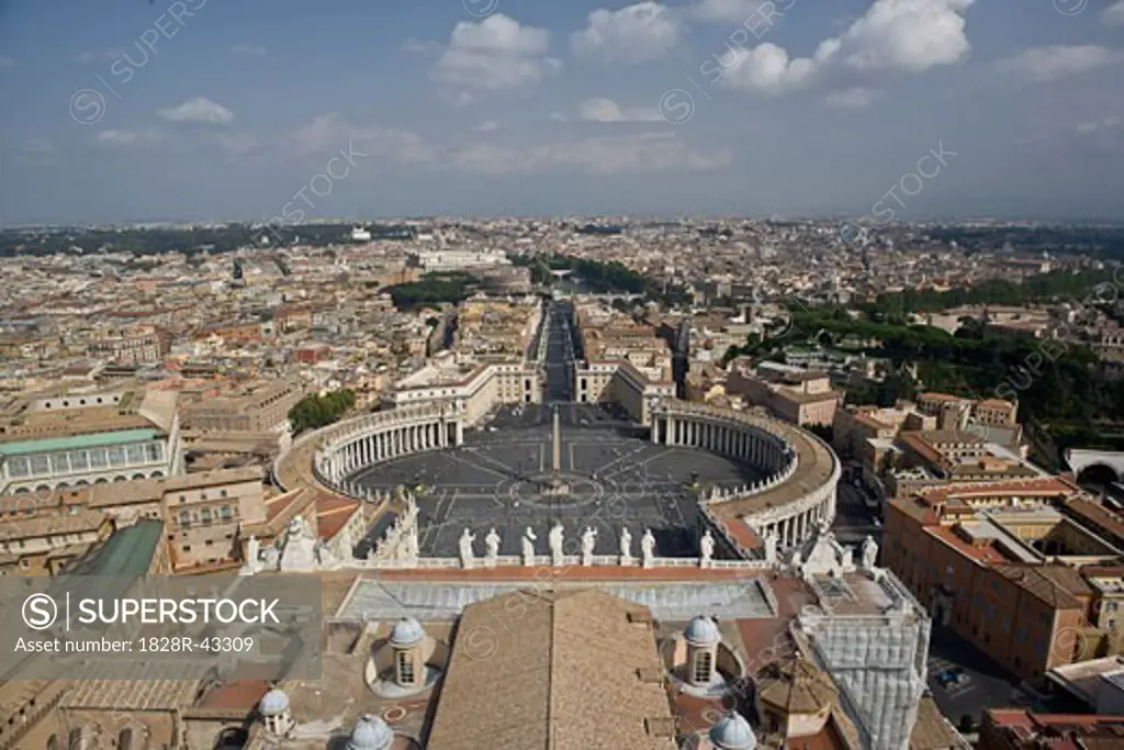 St Peter's Basilica, Vatican City, Rome, Italy   
