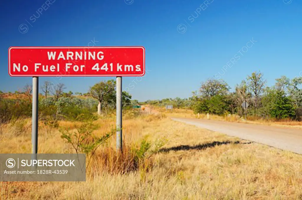 Road Sign, Duncan Road, Northern Territory, Australia   