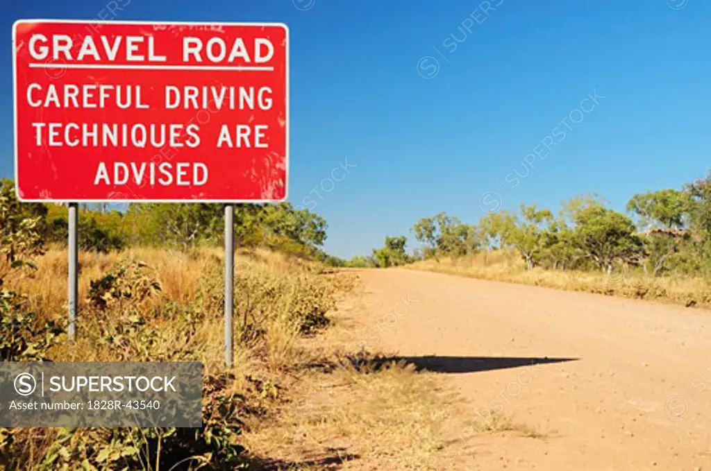Road Sign, Duncan Road, Northern Territory, Australia   