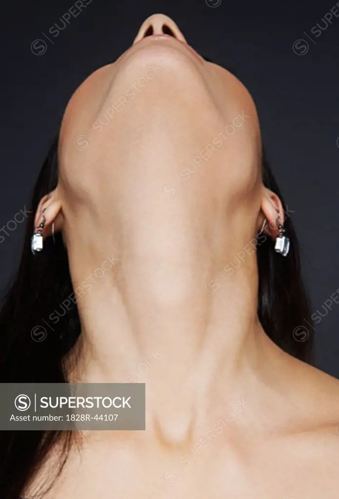 Close-up of Woman's Throat   