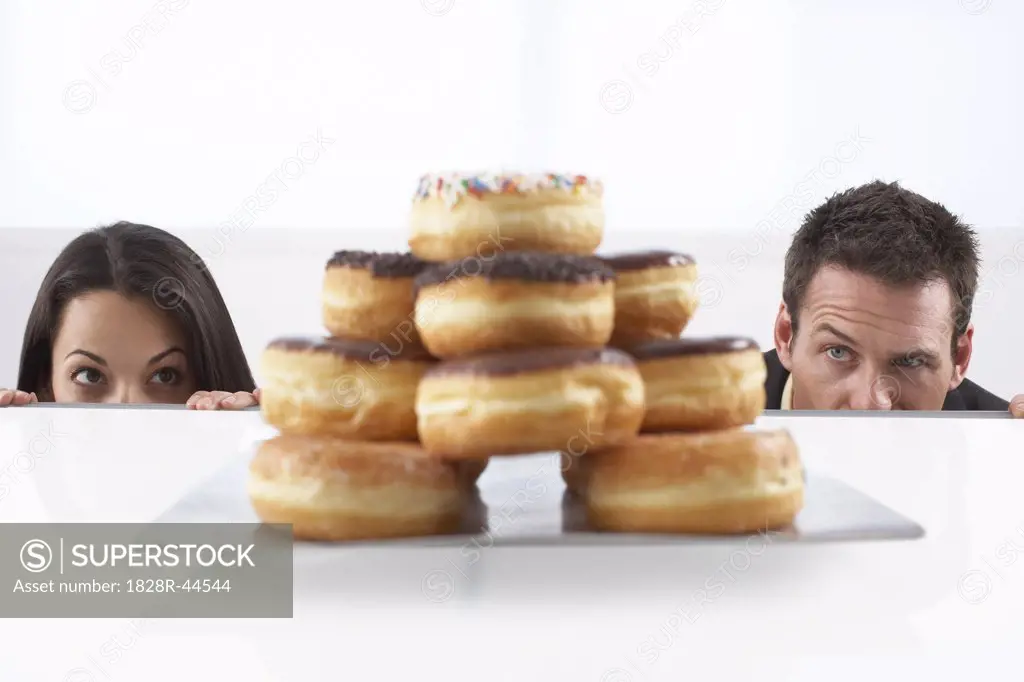 People Stalking Doughnuts   