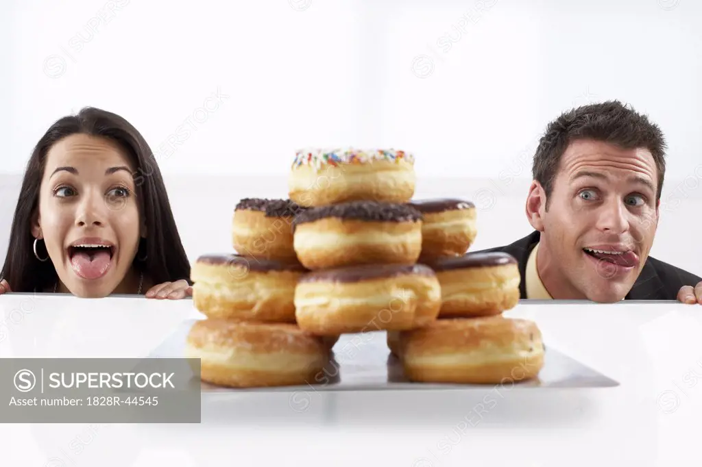 People Stalking Doughnuts   