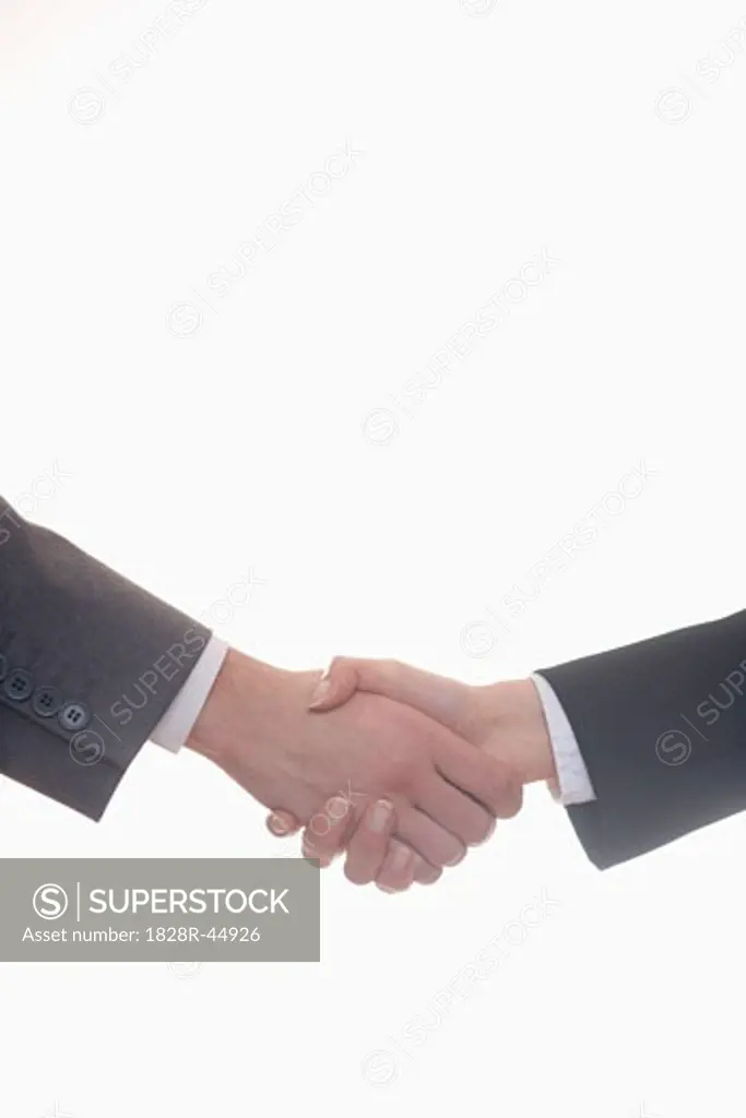 Close-up of Business People Shaking Hands   
