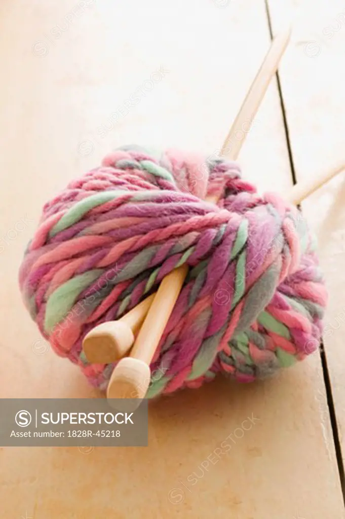 Wool and Knitting Needles   