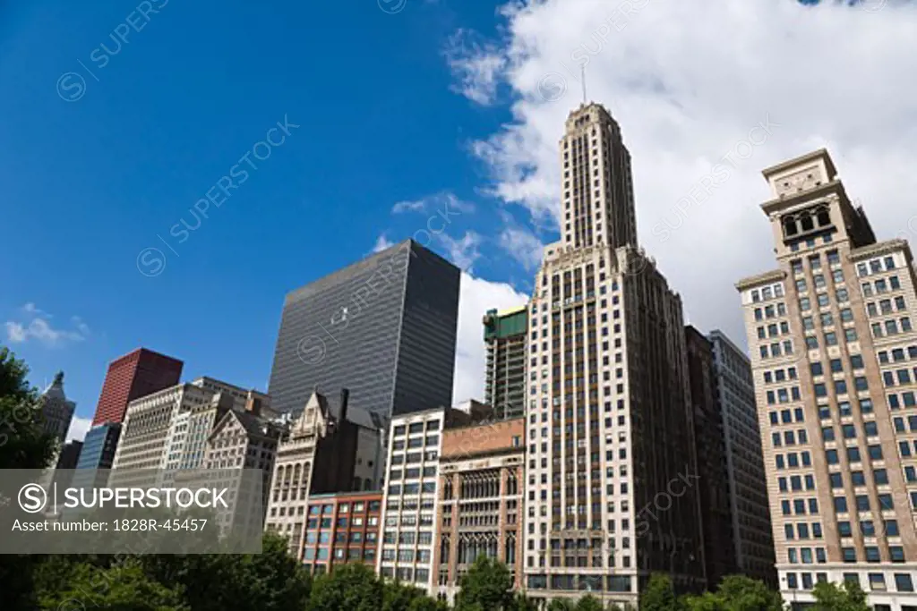 City Buildings, Chicago, Illinois, USA   