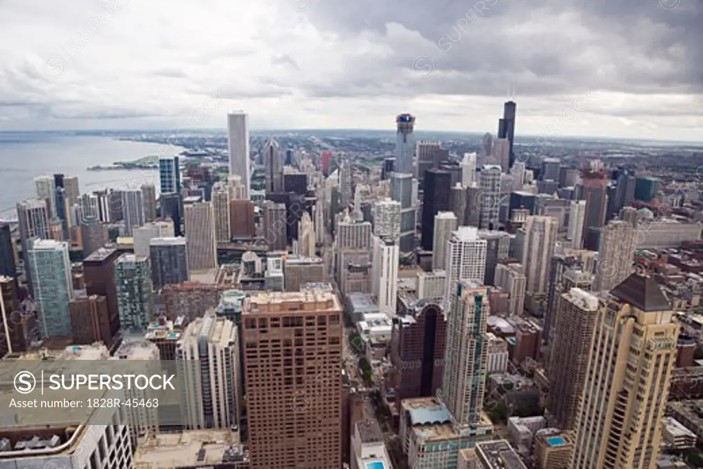 Overview of City, Chicago, Illinois, USA   