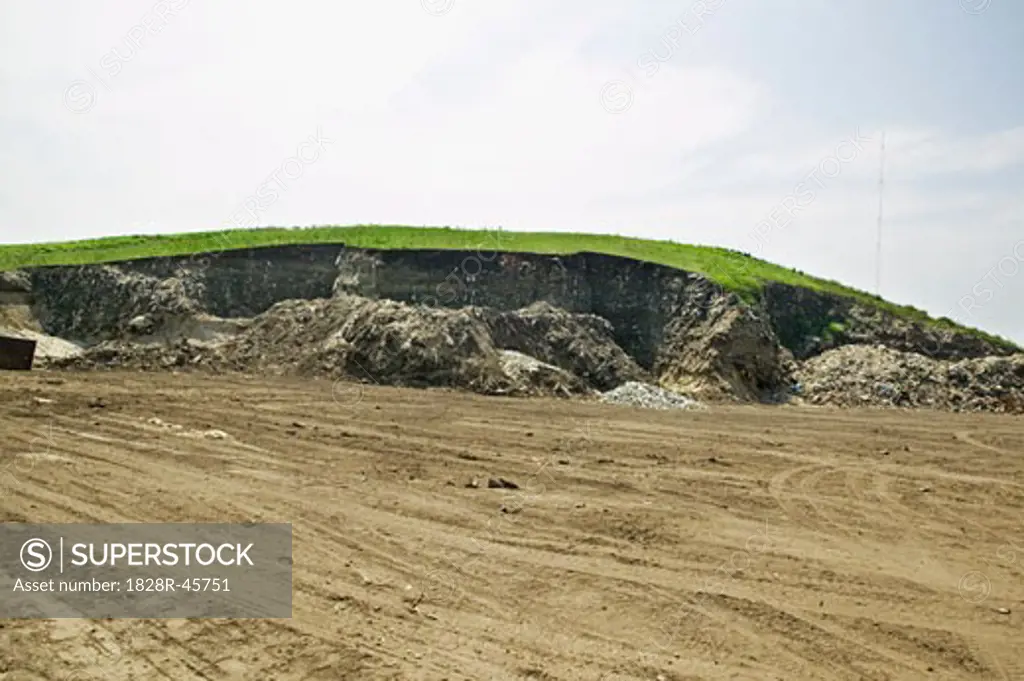 Dune of Waste Materials, Nantucket, Massachusetts, USA   