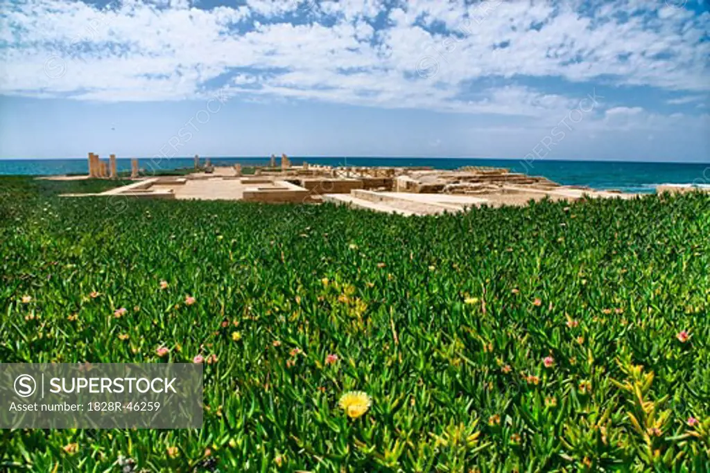 Ancient Port City of Caesarea, Caesarea, Israel   