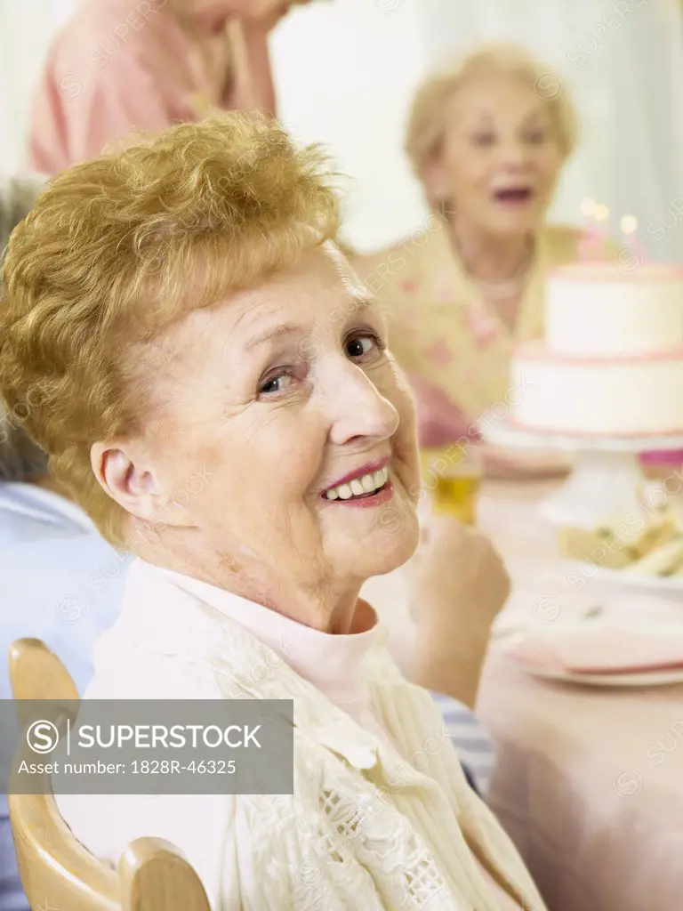 Birthday Party in Seniors' Residence   