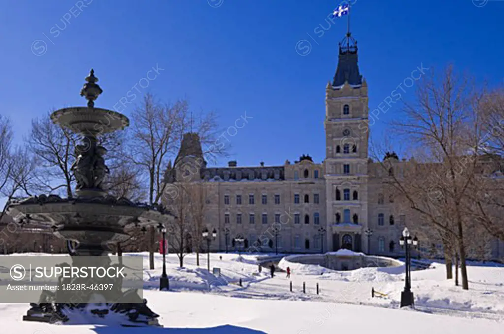 Exterior of Parliament Building, Quebec City, Quebec, Canada   