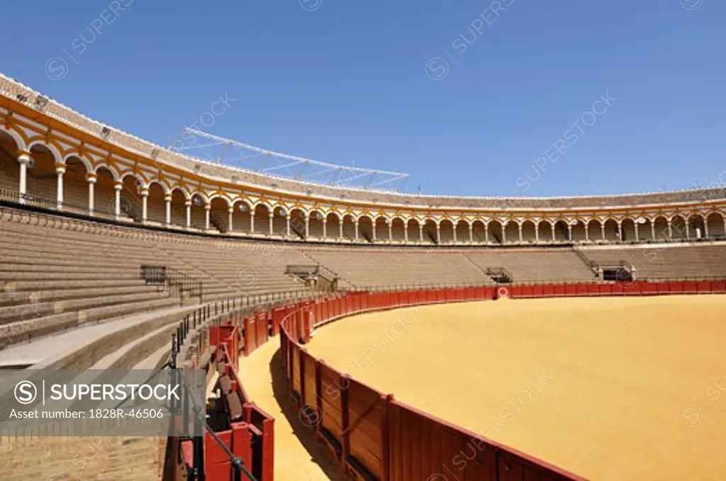Bullfighting Ring, Seville, Andalucia, Spain   