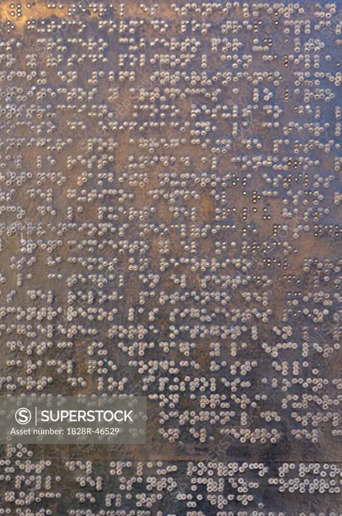 Braille Plaque   