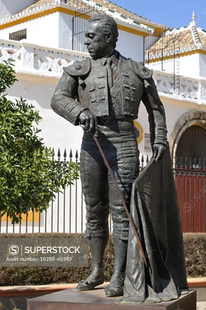 Statue of Matador, Seville, Spain   