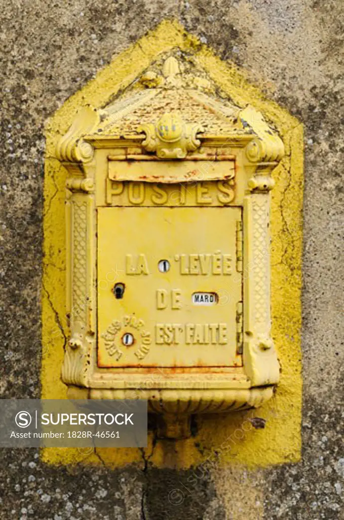 Post Office Box on Wall   