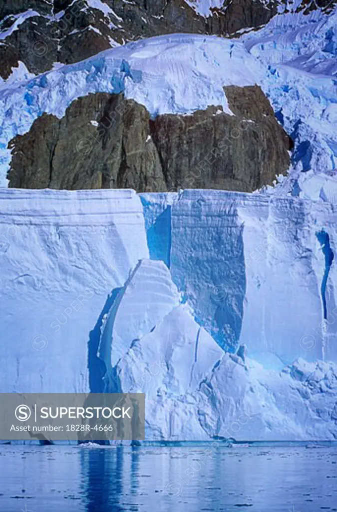 Glacier and Water, Antarctica   