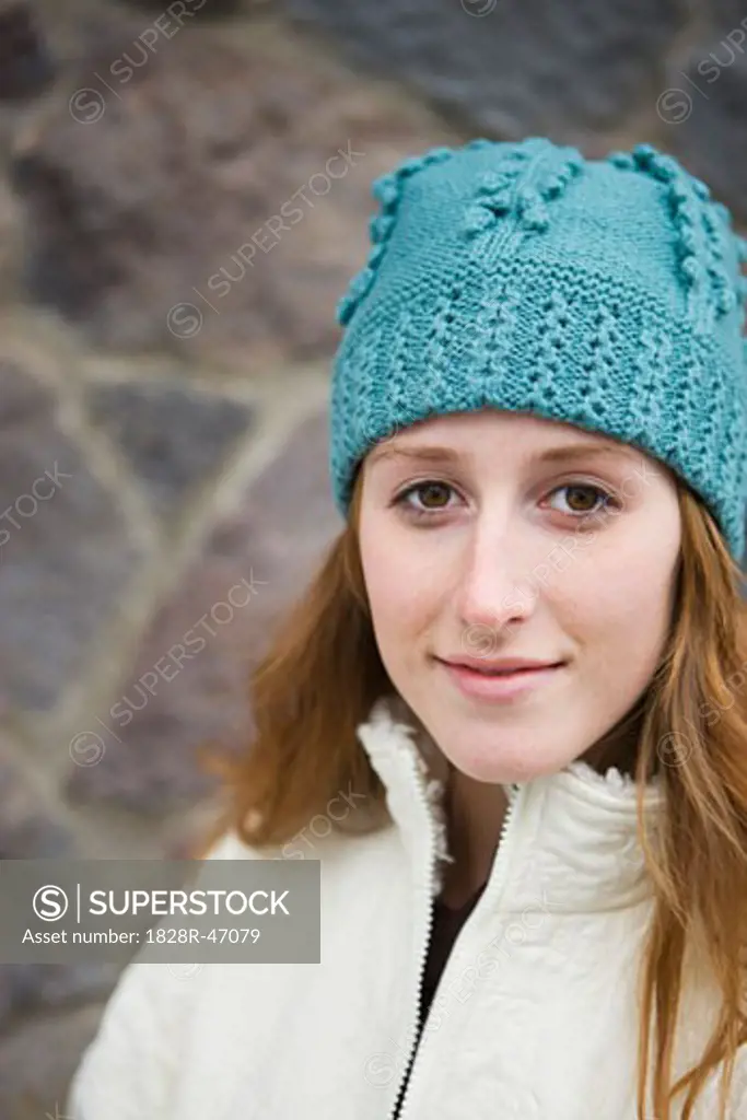 Woman in Winter Clothing, Government Camp, Oregon, USA   