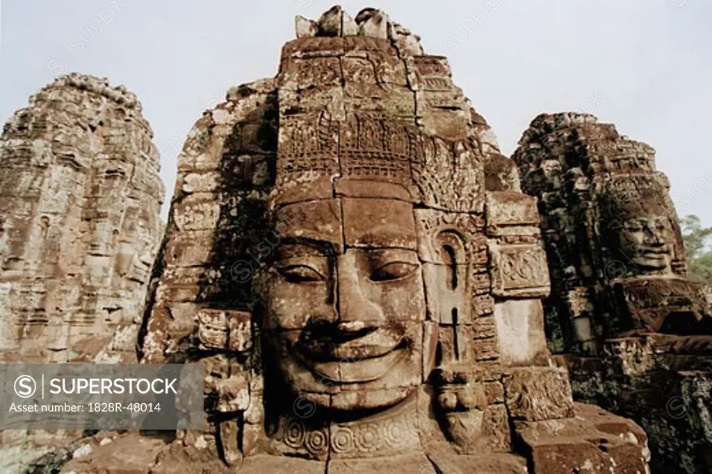 Stone Sculptures, Angkor Wat, Siem Reap, Cambodia   