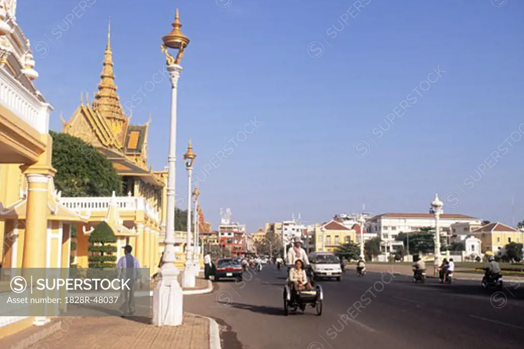 Phnom Penh Royal Palace, Phnom Penh, Cambodia   