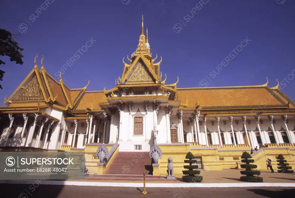 Throne Hall, Phnom Penh Royal Palace, Phnom Penh, Cambodia   