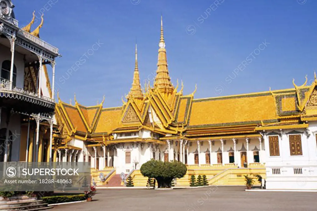 Throne Hall, Phnom Penh Royal Palace, Phnom Penh, Cambodia   