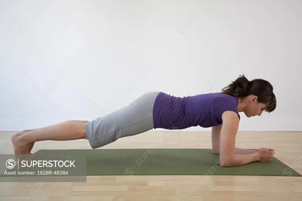Woman in Yoga Pose   