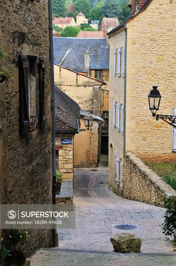Old Town of Sarlat-la-Caneda, Dordogne, Aquitaine, France   