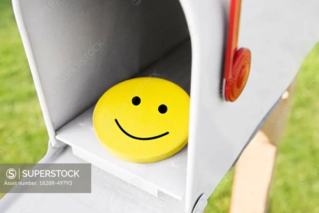 Happy Face in Mailbox   
