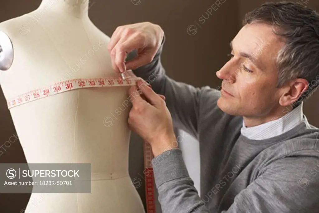 Man Measuring   