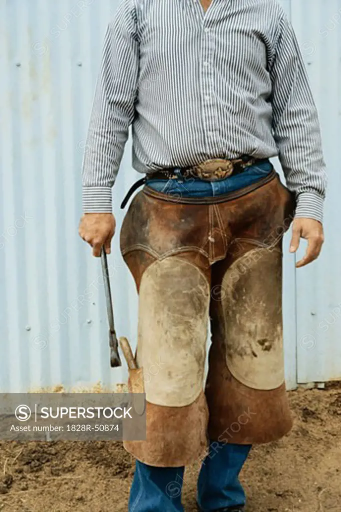 Portrait of Cowboy Blacksmith   