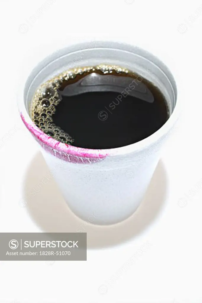 Coffee Cup With Lipstick Mark   