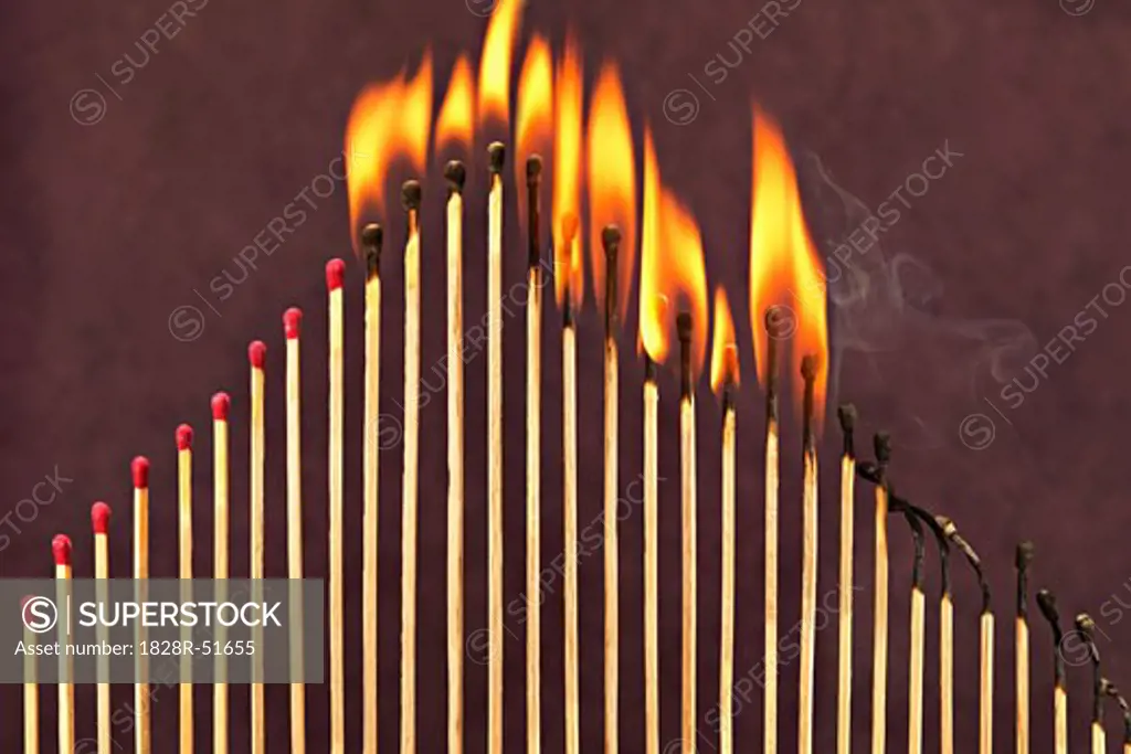 Matches on Fire   