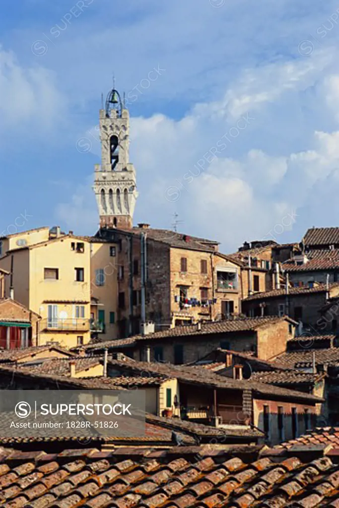 Torre del Mangia, Siena, Tuscany, Italy   