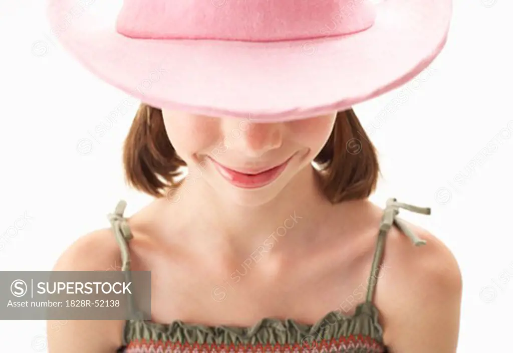 Girl in Pink Cowboy Hat   