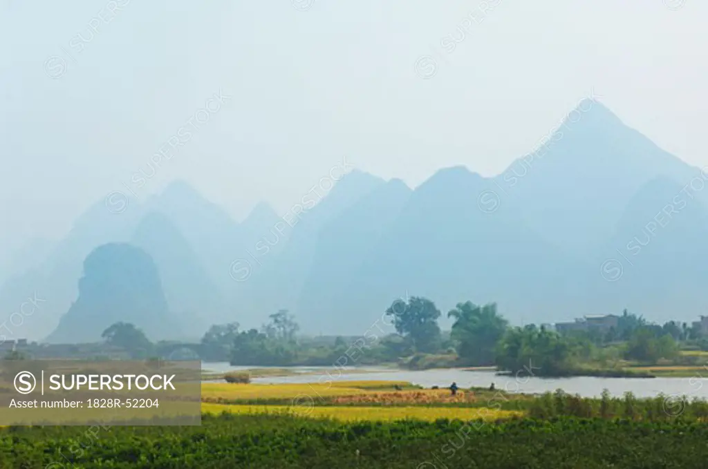 Yulong River Valley, Yangshuo, Guangxi Province, China   