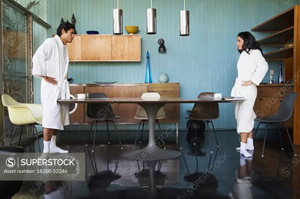 Couple in Dining Room   