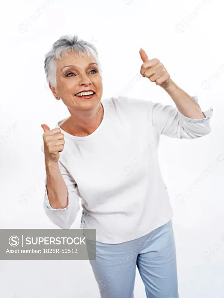 Woman Giving Thumbs Up   