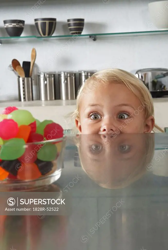 Child Looking at Candy   