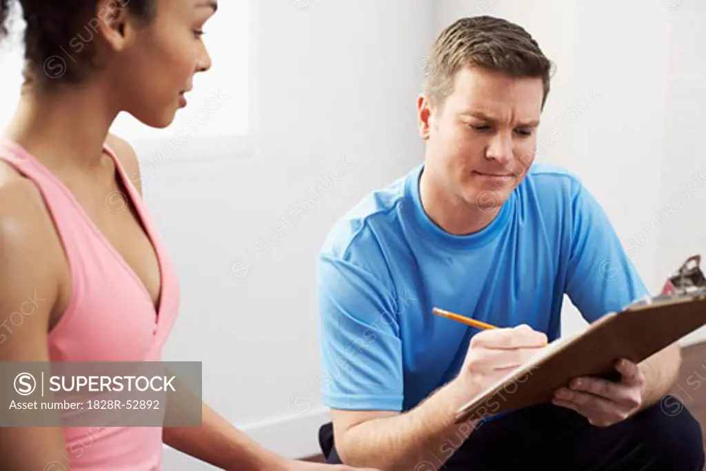 Personal Trainer Grading Woman   