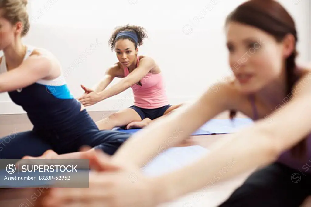 Women Stretching   