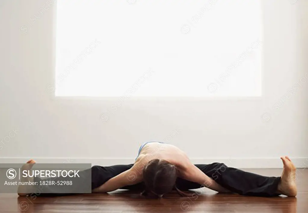 Woman Stretching   