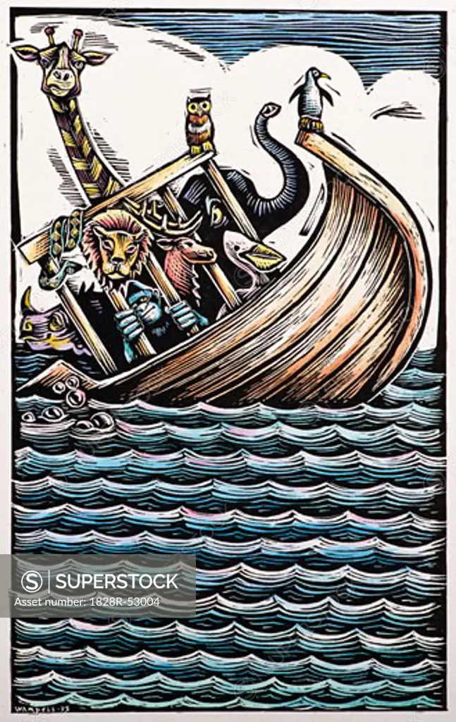 Illustration of Noah's Ark   