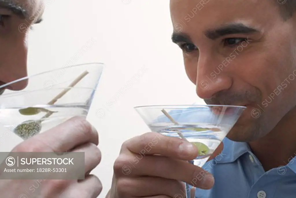 Men Drinking Martinis   