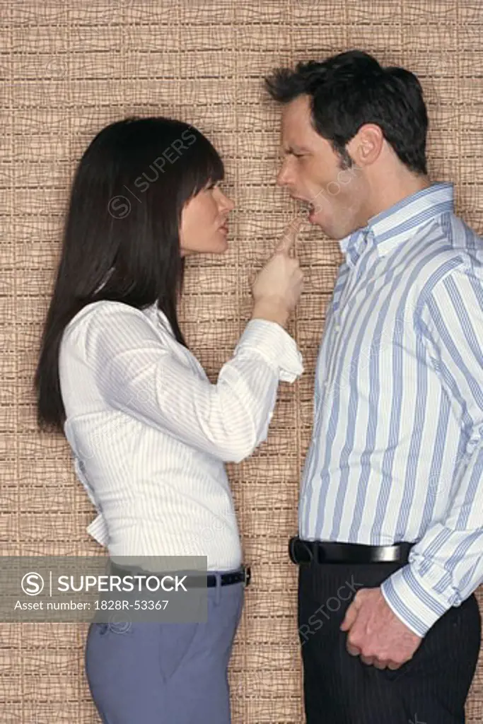 Man and Woman Arguing   