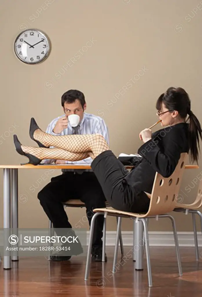 Couple in Office   