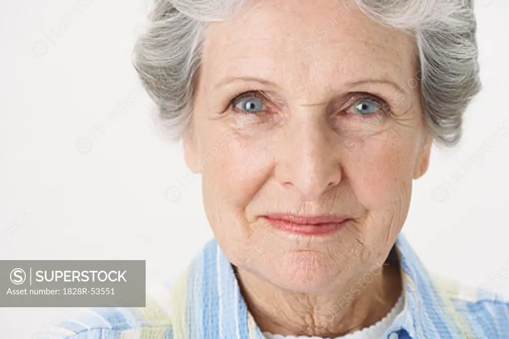 Portrait of Senior Woman Smiling   