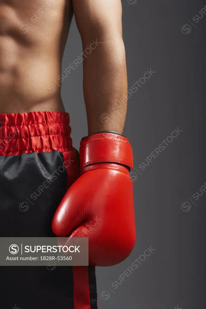 Close-up of Boxer's Glove   