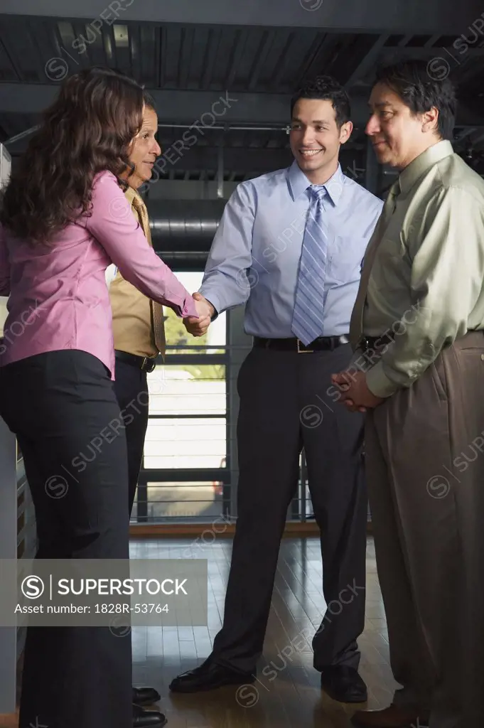 Business People Shaking Hands   