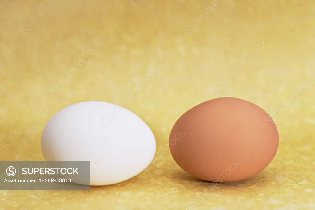 Brown and White Eggs   