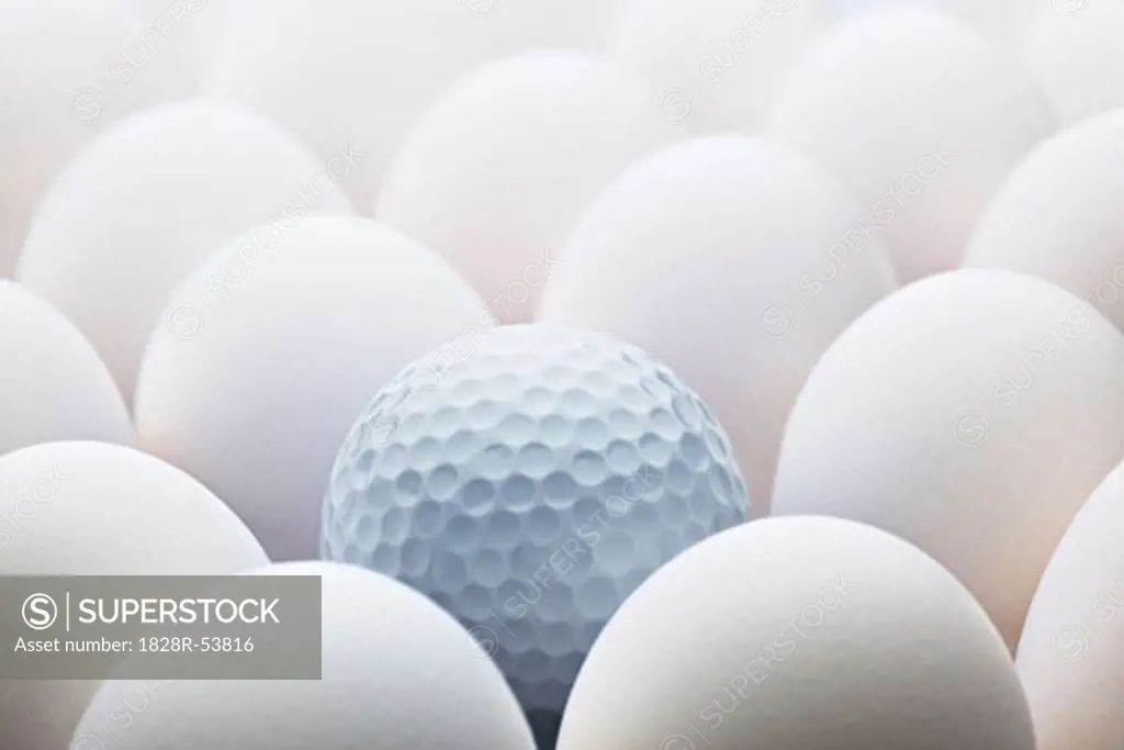 Eggs and Golf Ball   