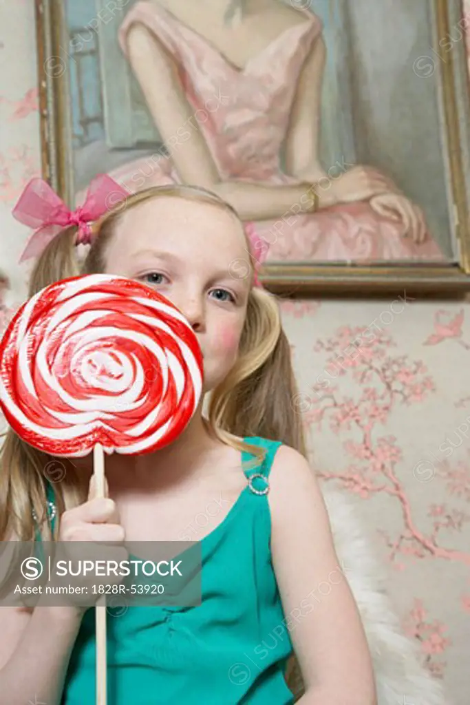 Girl with Lollipop   